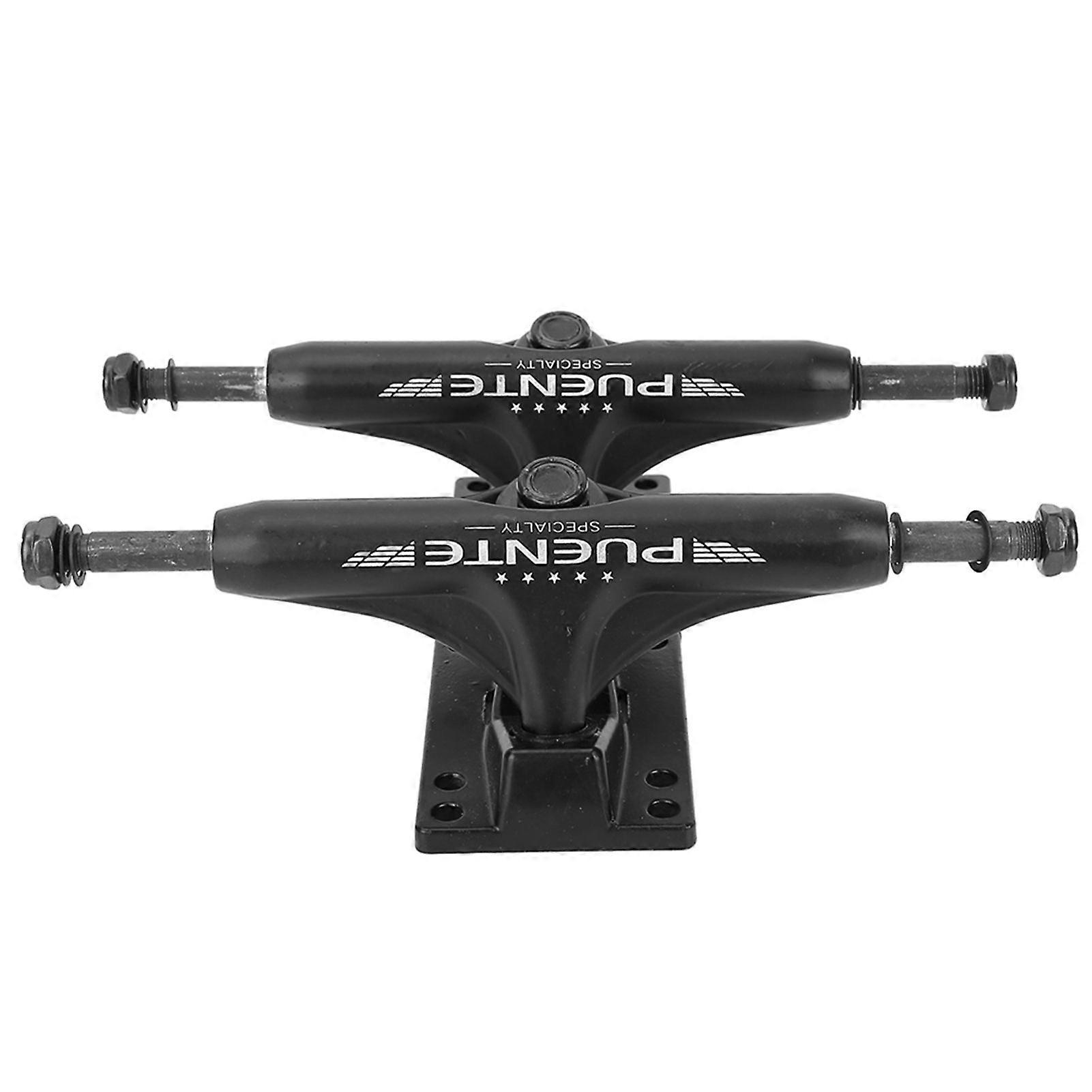 2Pcs 48 inch Aluminum Mg Alloy Professional Bridge Skate Board Bracke Black