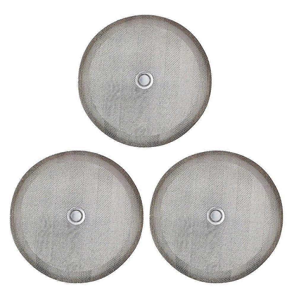 3pcs Portable Coffee Machine Stainless Steel Filter Mesh Pot Simple Strainer Mesh