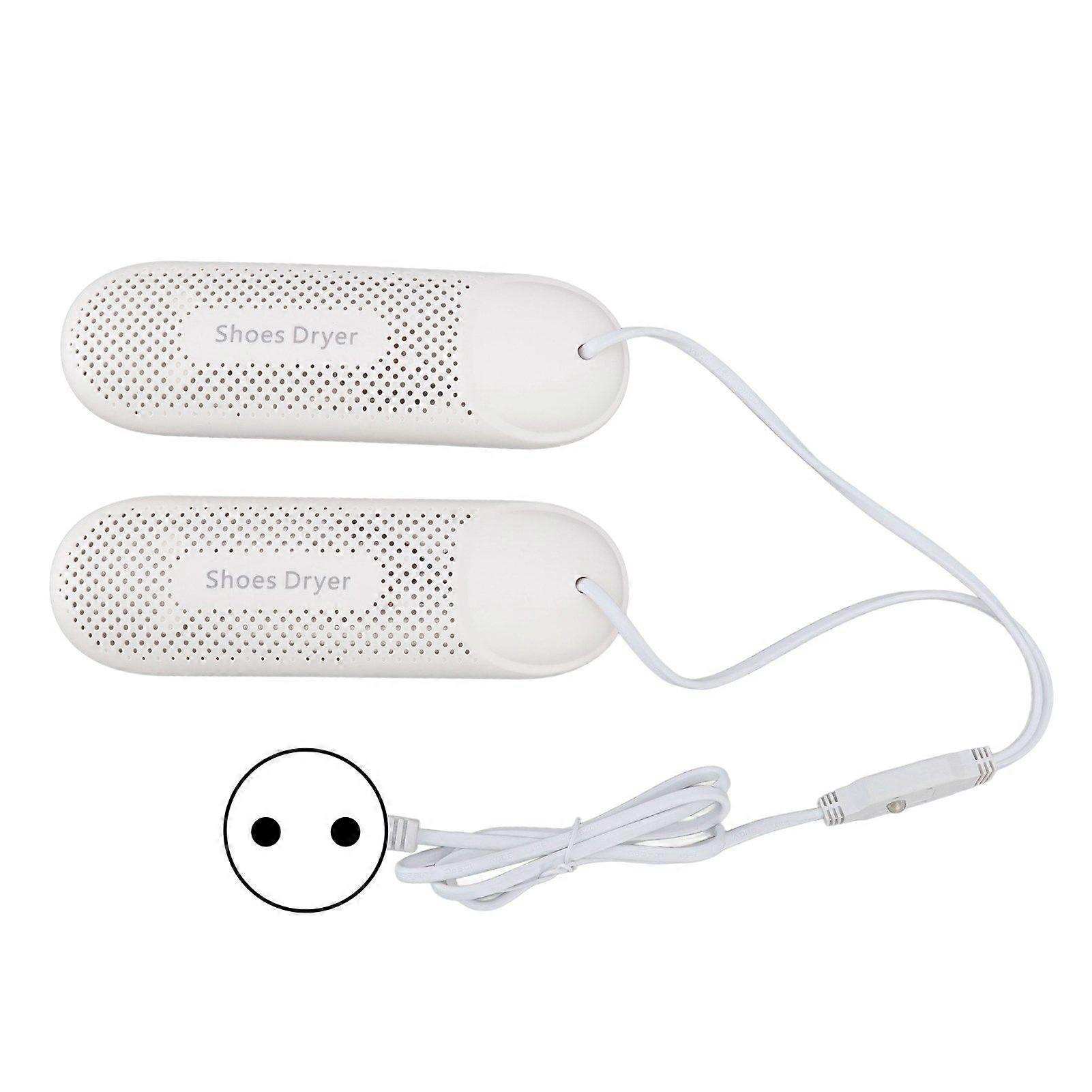 Shoe Dryer 12W 360 Degree Sterilization Deodorization Boot Dryer Accurate Temperature Control Portable Shoe Dryer Purple Light EU Plug 220V