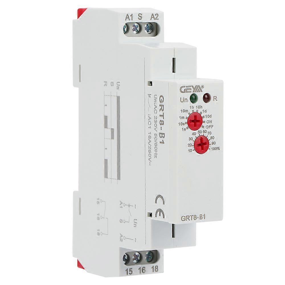GRT8-B1 Mini Power-off Time Delay Relay, DIN Rail Type, 220V AC