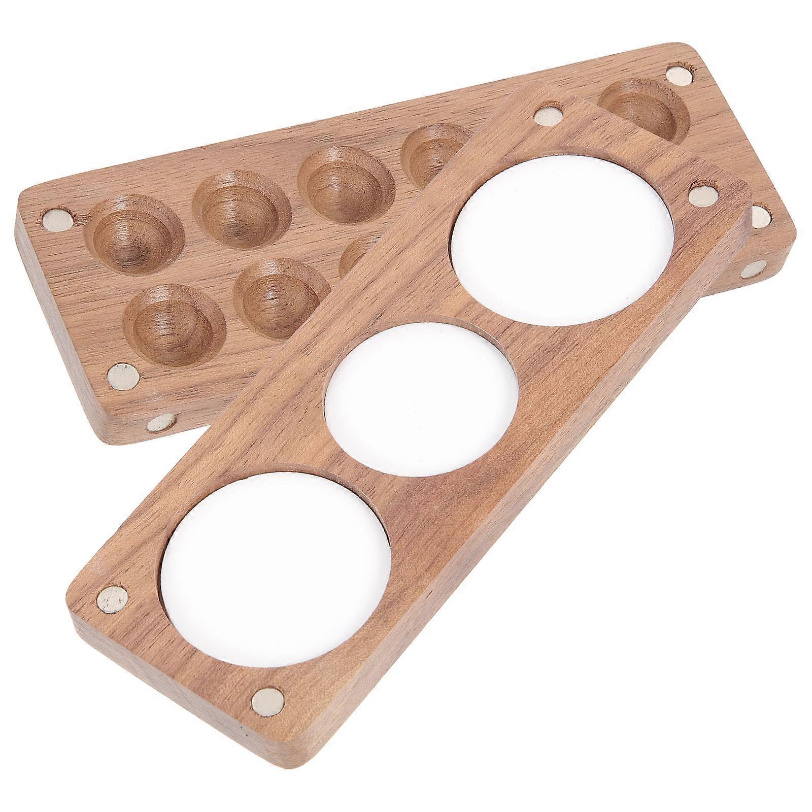 Wooden Paint Watercolor Palette for Painting 4Sets for Storage