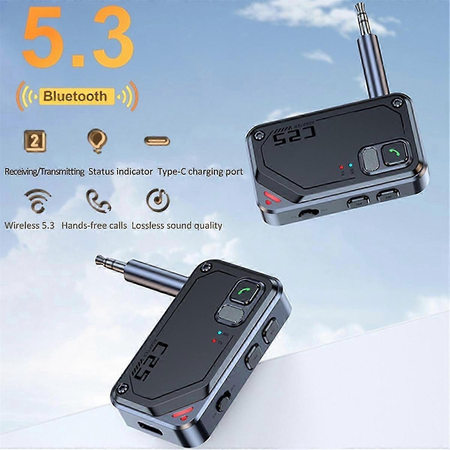 Bluetooth 5.3 zenderadapter voor tv auto thuisluidspreker