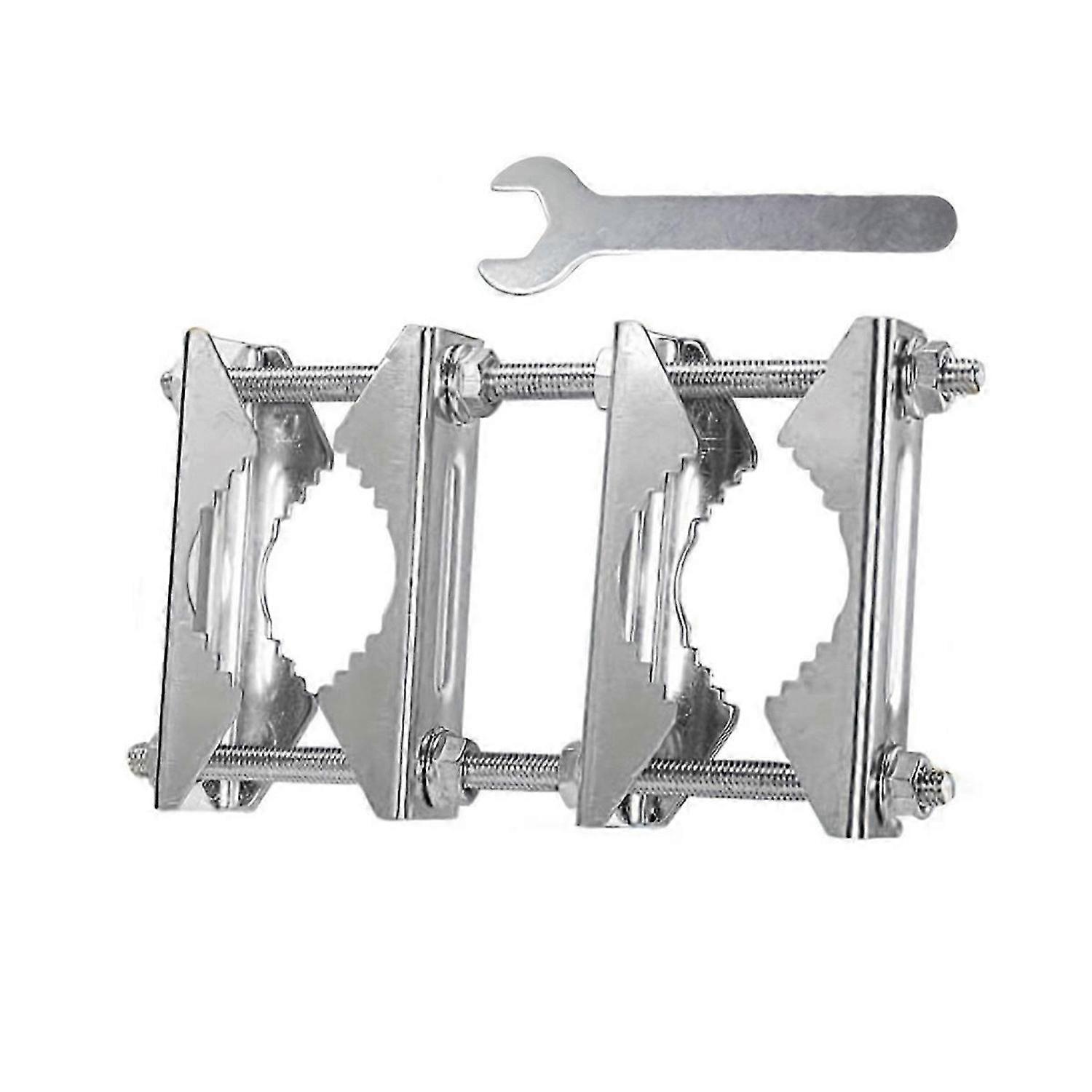 Double Antenna Mast Clamp V Jaw Block with Bolts