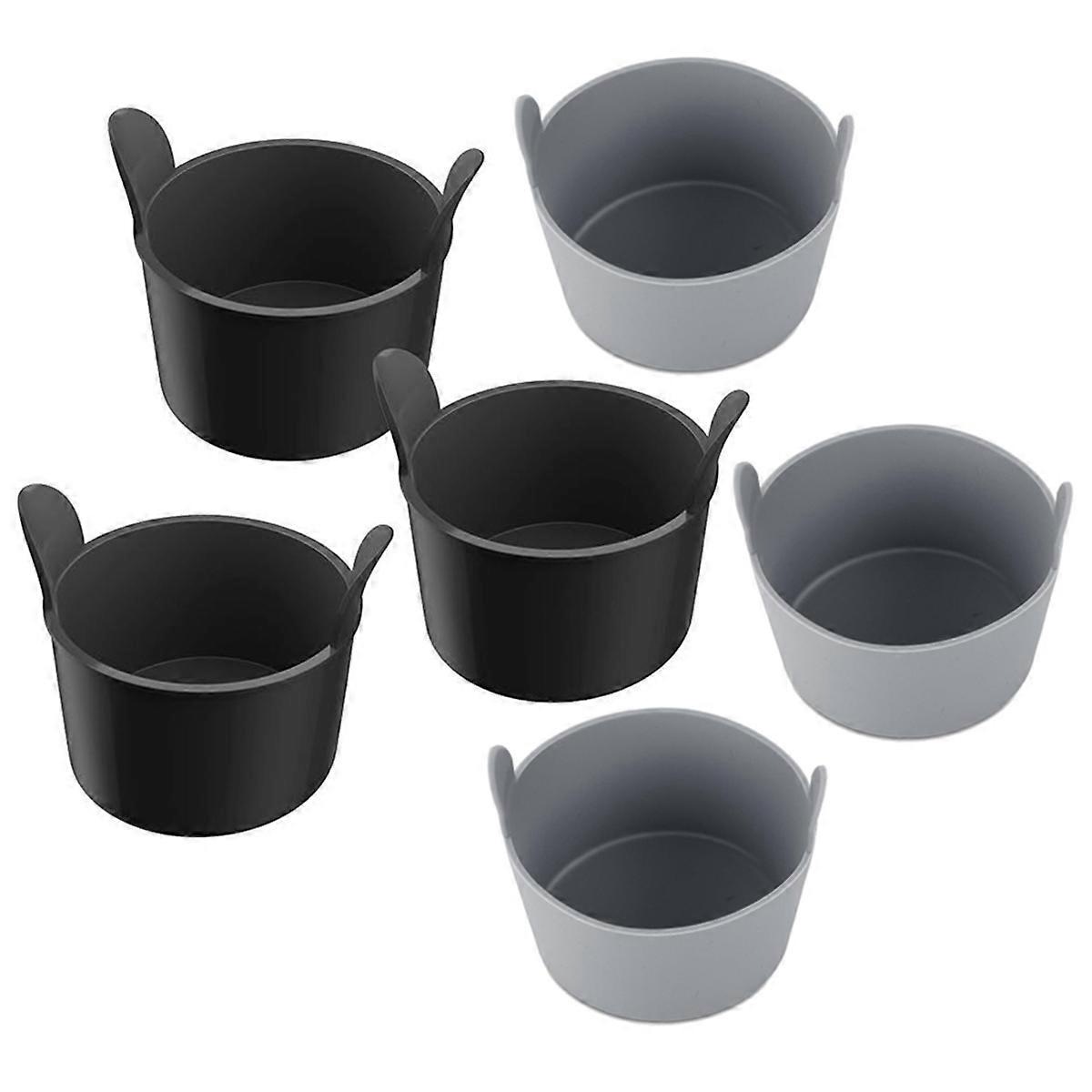6pcs Silicone Egg Mold for Air Fryer Non Stick Silicone Ramekins