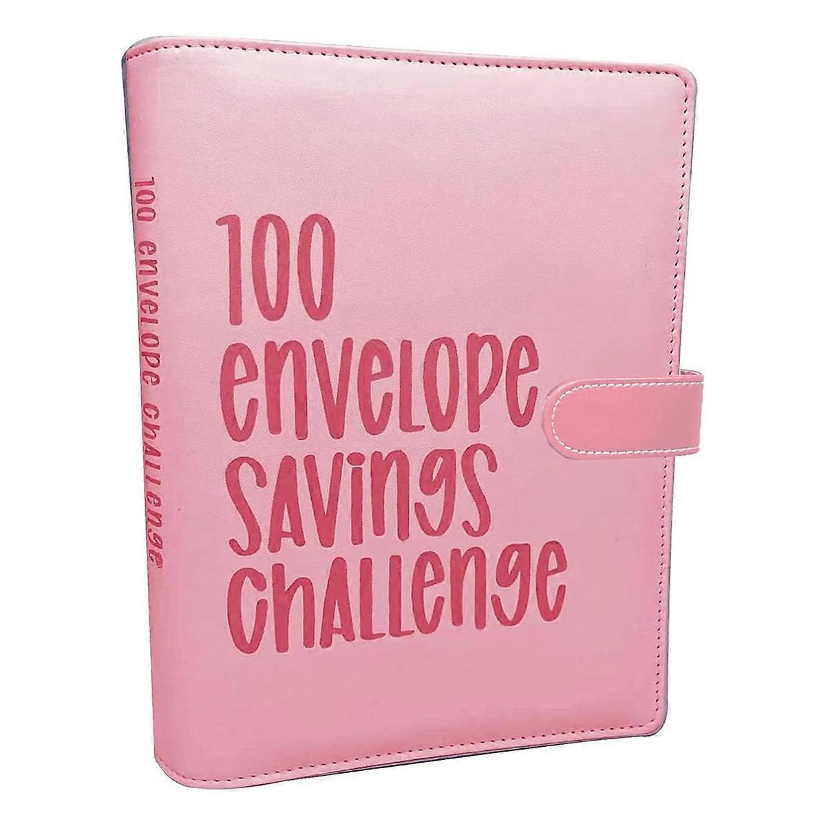 Envelope Challenge Binder, 100 Envelope Savings Challenge Pink