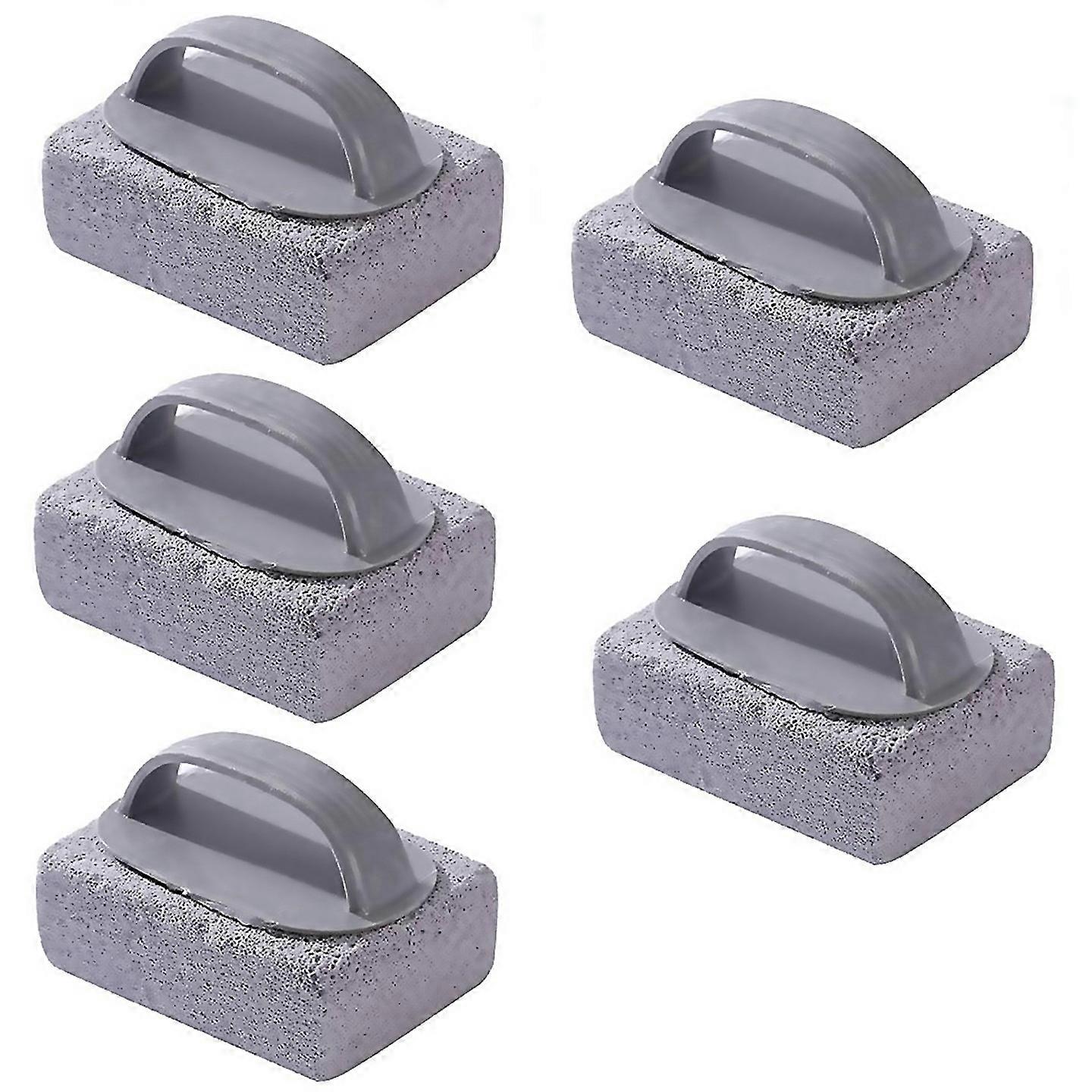 For 5pcs Handheld Pools Pumice Stone Pool Cleaning Blocks With Handle