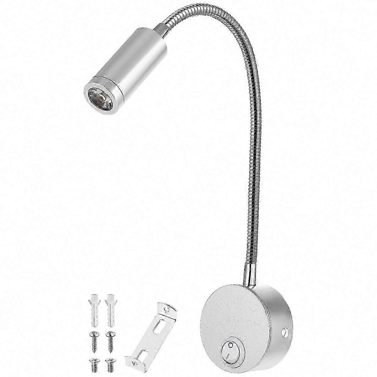 Modern 360-Degree Adjustable Flexible Neck LED Wall Light for Home