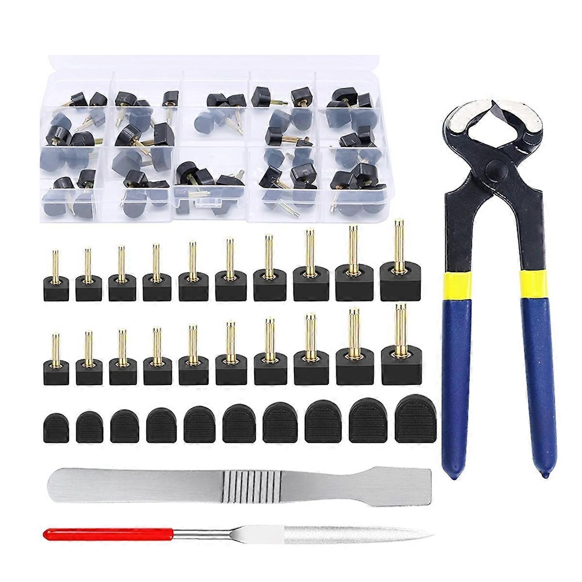 High Heel Tips Replacement Kit , U Shape Skid Heels Tips Dowels