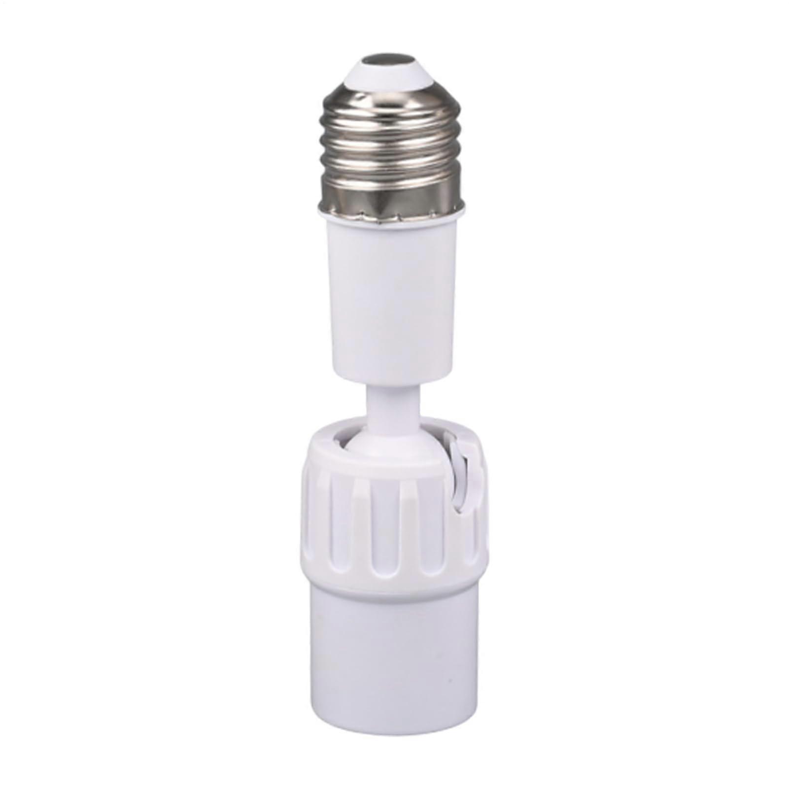 Light Socket Extender Rotating Bulb Base Adapter 360 Degree Adjustable 180 Degree Gooseneck Lamp Holder