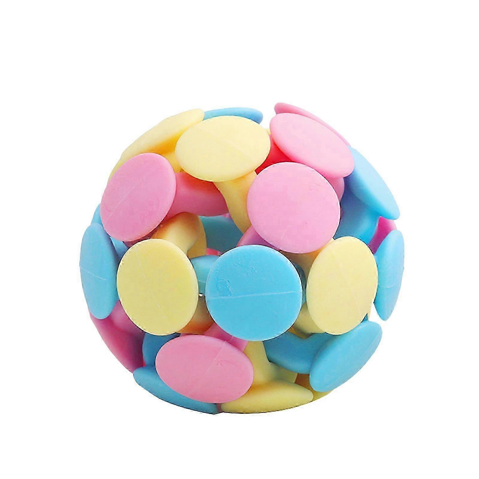 Pet toys Macaron color woven color matching toy Dog toy Plush Doll