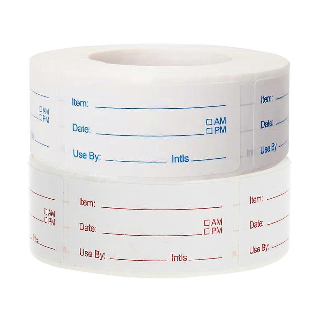 Food Date Labels Food Storage Stickers for Containers 10 Rolls
