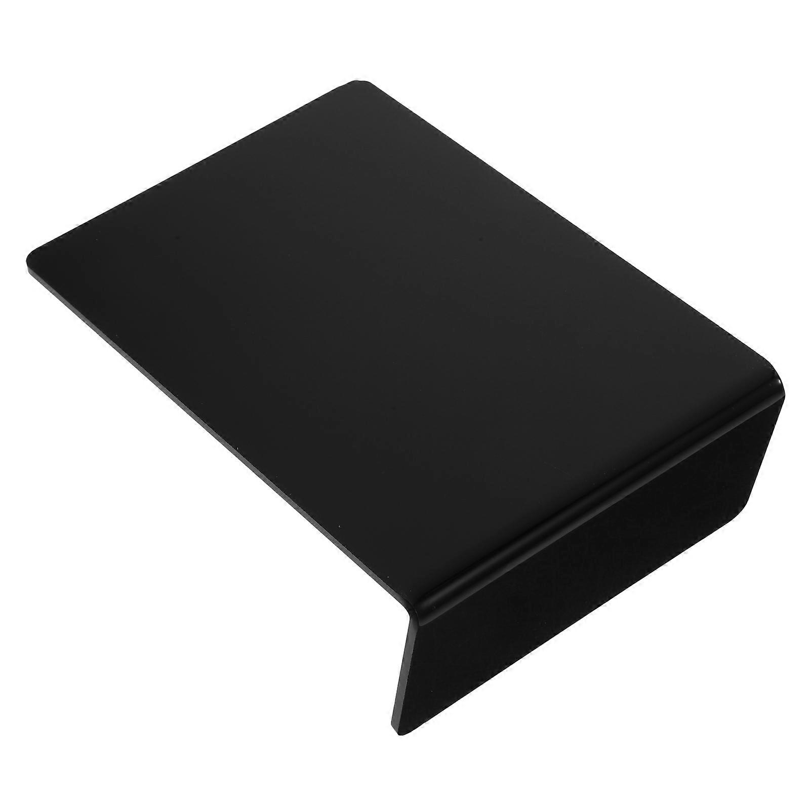 Black Mini Blackboard Signs for Decor 4Pcs ABS Material Desktop Set