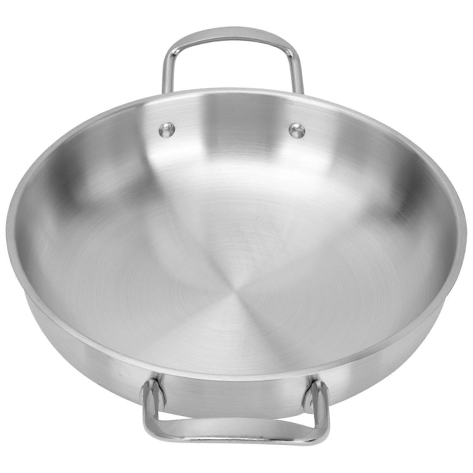 Korean Noodle Pot Stew Pot Induction Suitable For Kitchen Silver 1Set