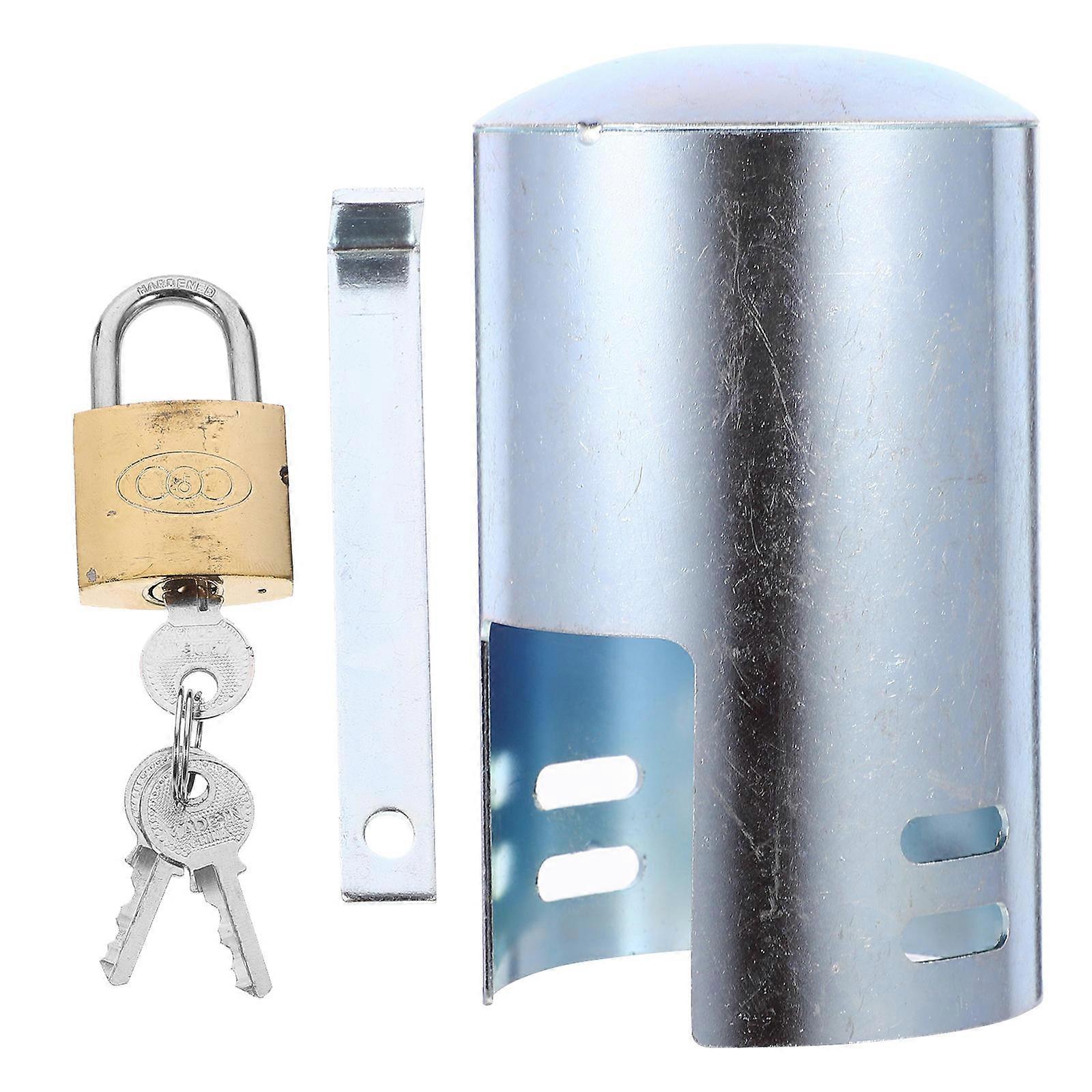 Garden Hose Tap Faucet Lock Outdoor Security Design For Hose Bib 5.1×3×5.7in Locking System 2 Pieces