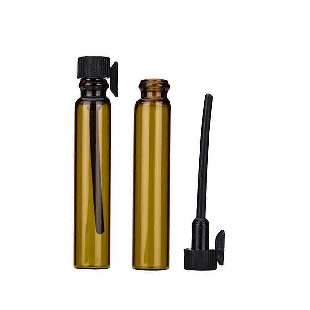 Glass Perfume Bottle for Storage 312Pcs Refillable Light Brown Bottles