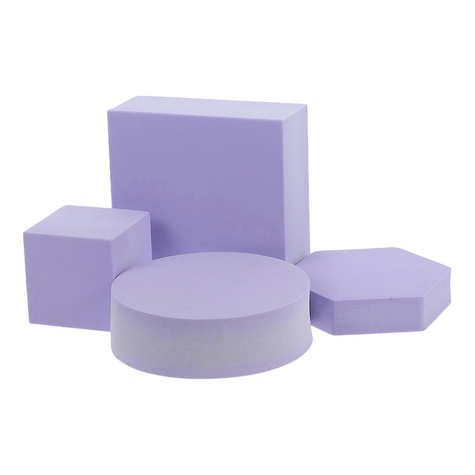 2 Sets Of Geometric Photo Props For Photoshoot Suitable For E-commerce Sellers Perfect For Cosmetics And Food 3D Foam Design Easy To Use
