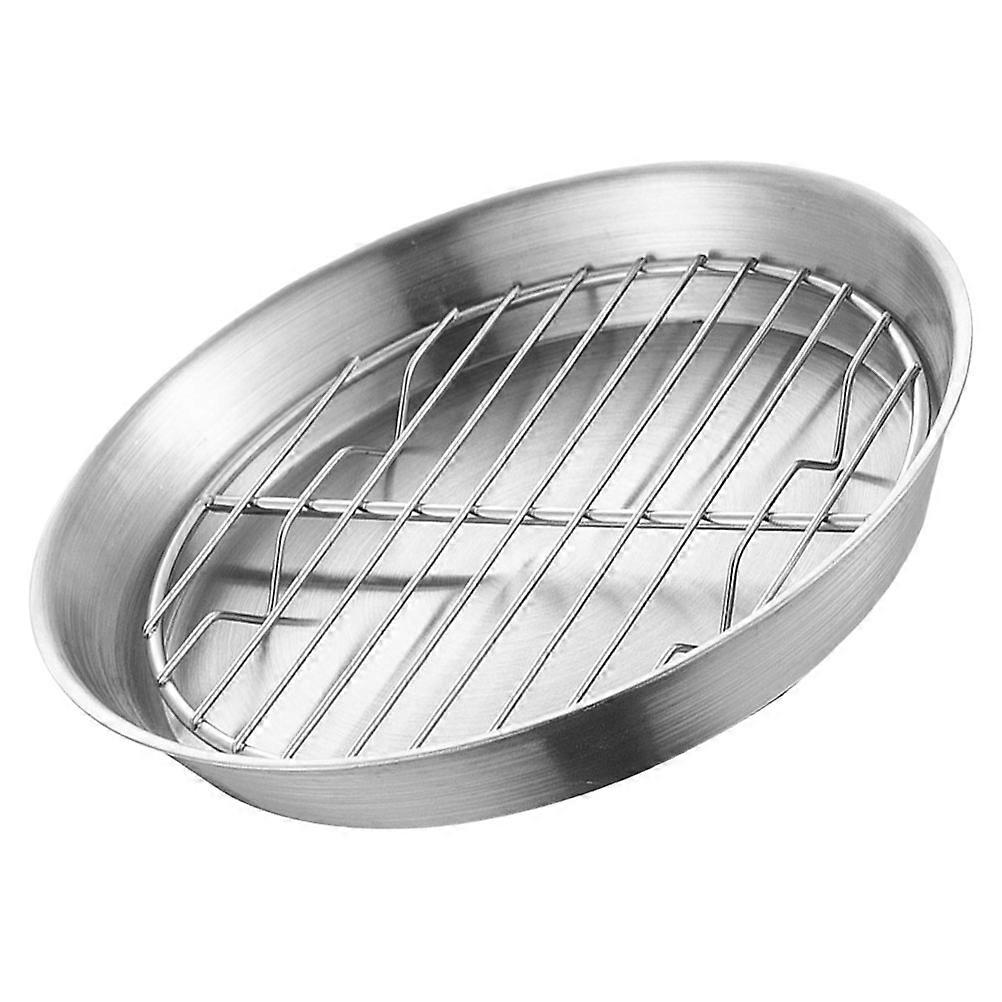 Stainless Steel Baking Pan Set Of 5 Sets Suitable For Home Cooking And Baking 6.6X6.6X5.9In Circular Design For Easy Cleaning