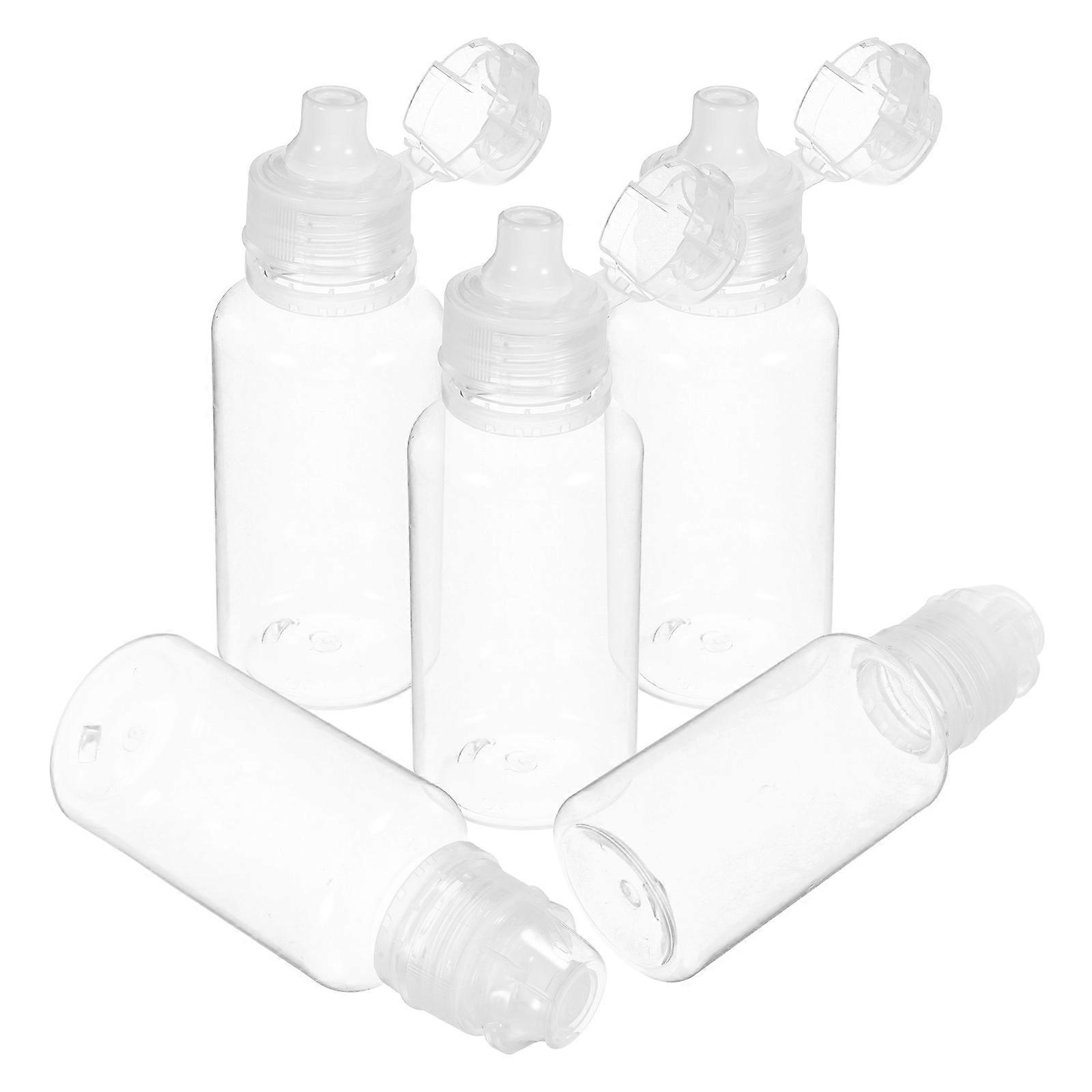 Leak-Proof Honey Bottles Plastic Squeeze Bottle with Flip Cap 25Pcs Container