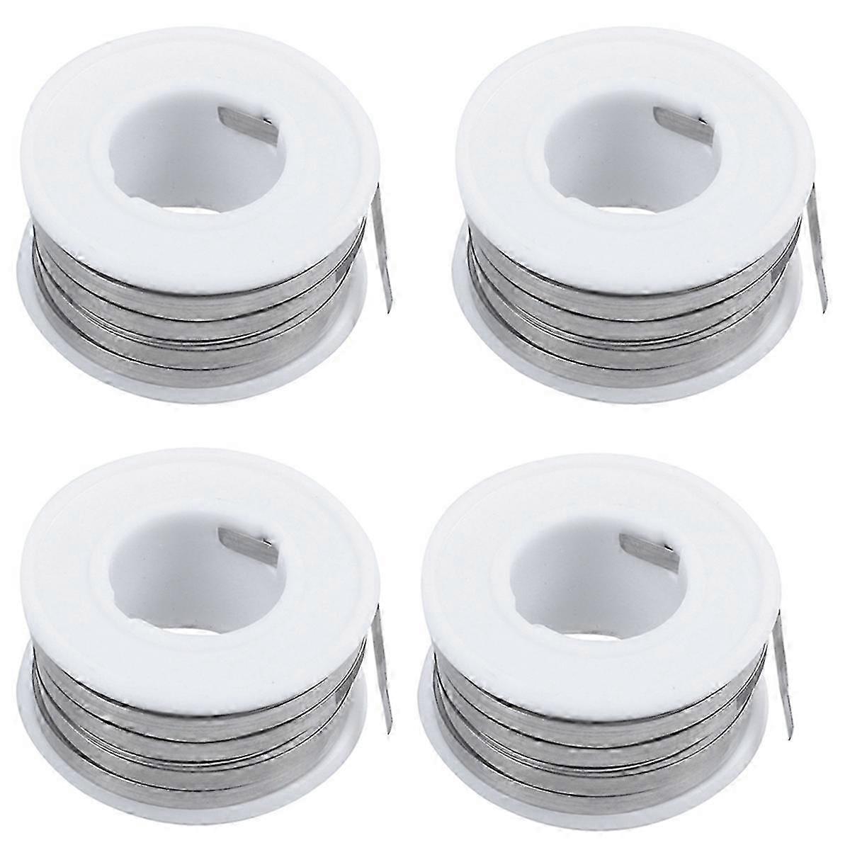 4pcs 7.5M 24.6Ft 0.2X3mm Nichrome Flat Heater Wire suitable for Heating Elements