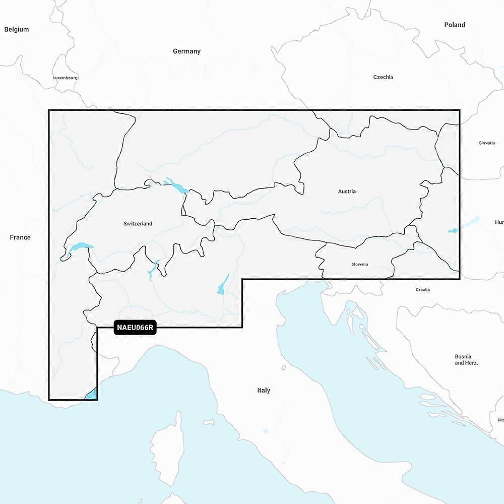 Navionics+ Regular Chart: Eu066r - Alpine Lakes & Rivers