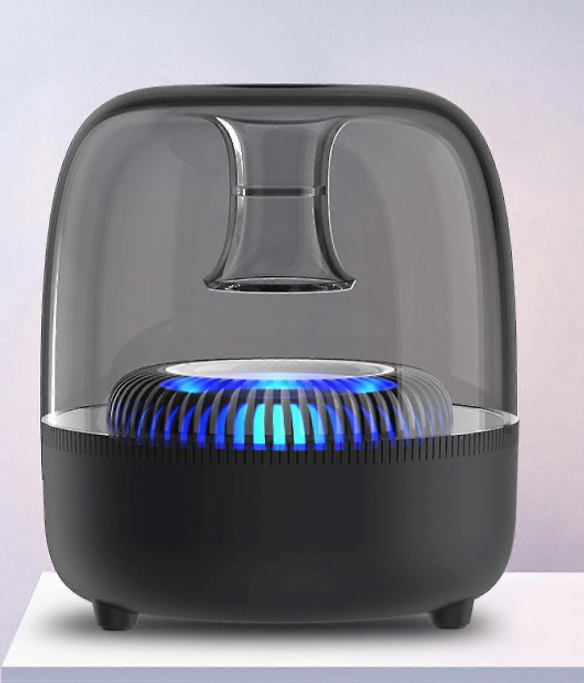 2025 F7 Bluetooth Speaker Transparent Colorful Light Black