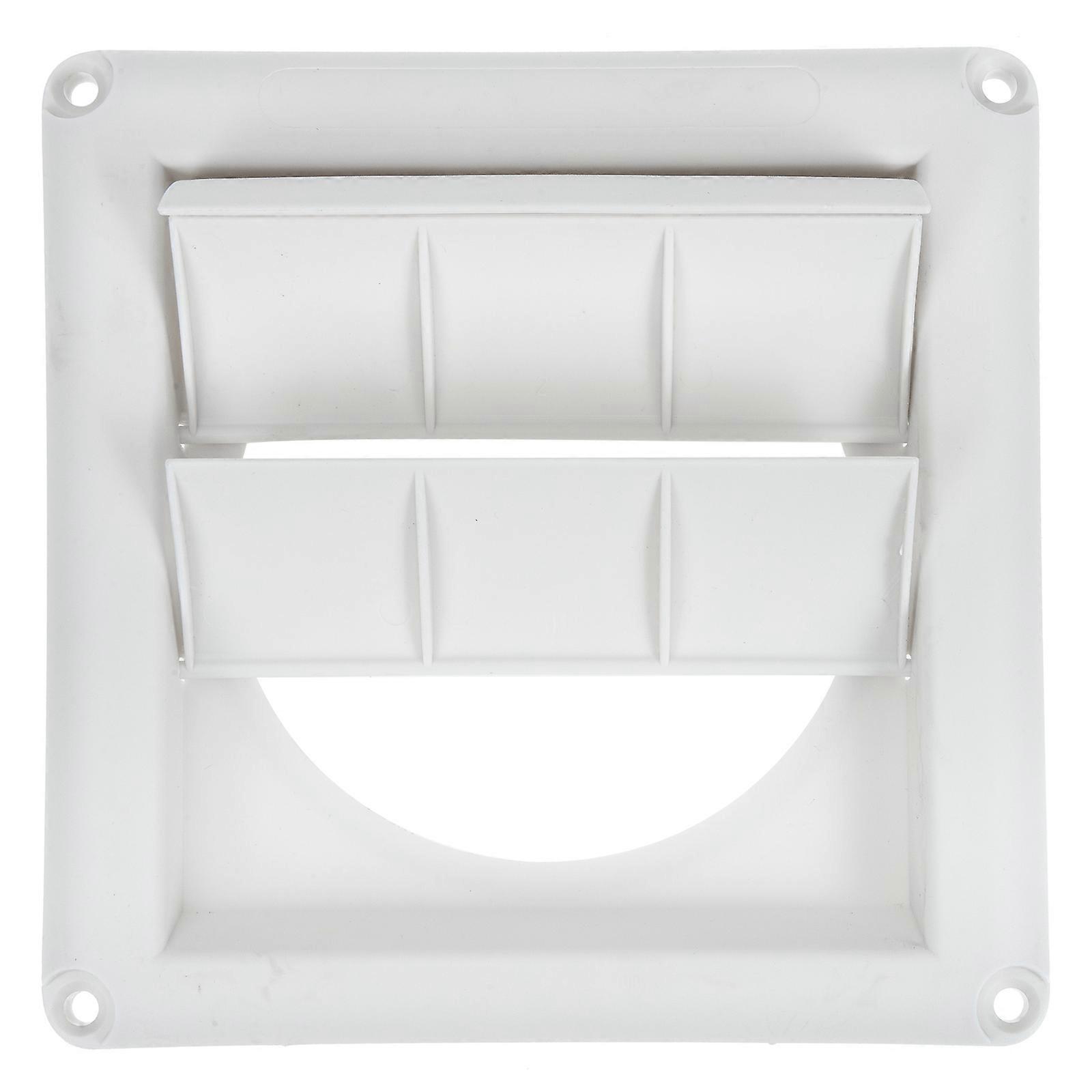 External Wall Air Vent Louvered Vent Cover for Home Use 3Pcs Plastic