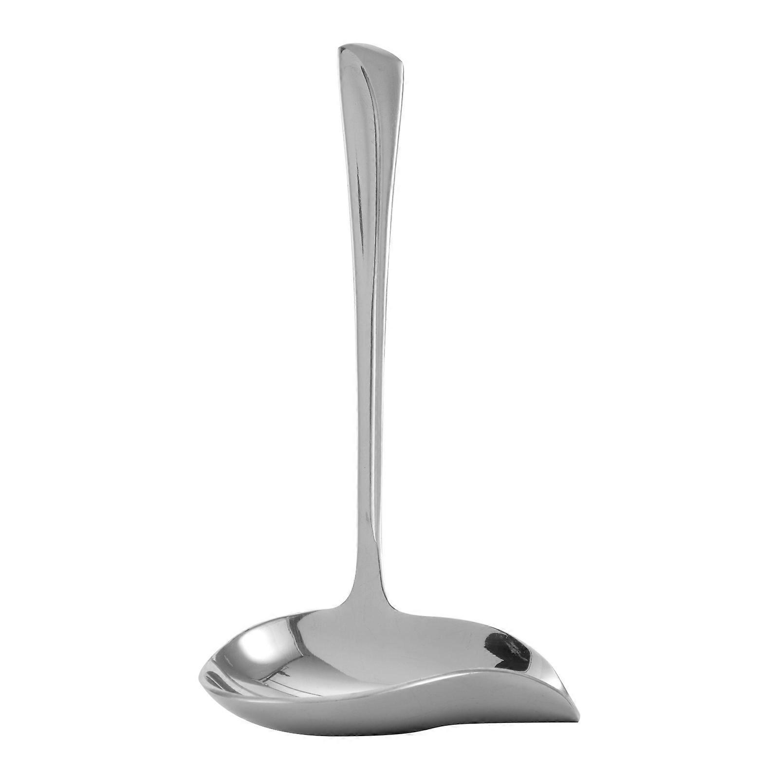 Silver Sauce Spoon for Dining 2Pcs Creative Tableware Kitchen Cutlery