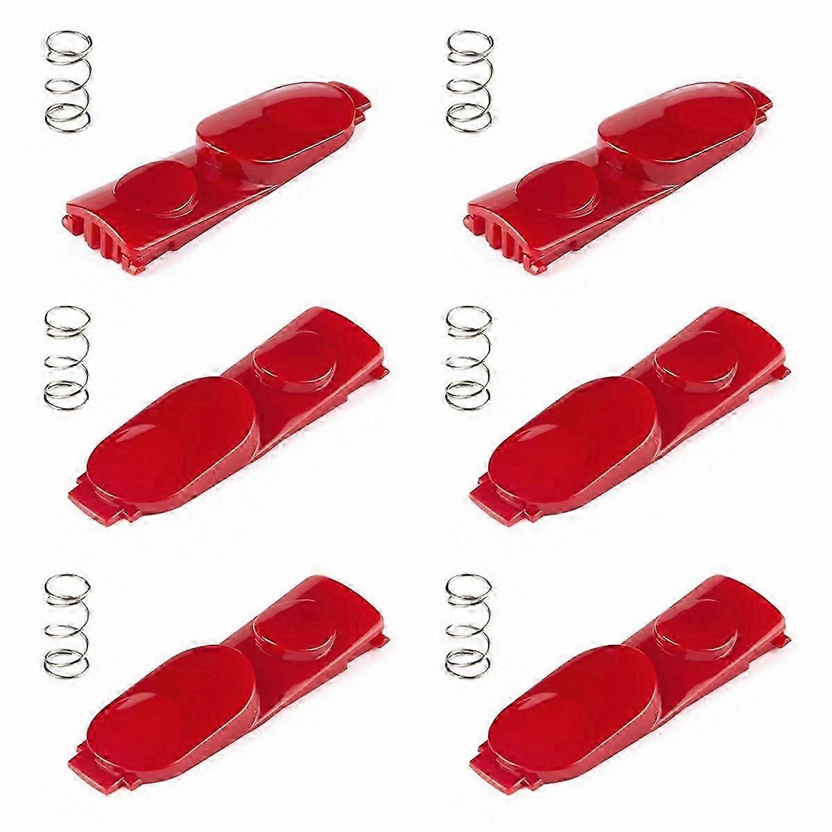6-Pack Replacement Clips for Vacuum Cleaner Wand Tubes, Compatible with Multiple Models including V7, V8, V10, V11, and V15