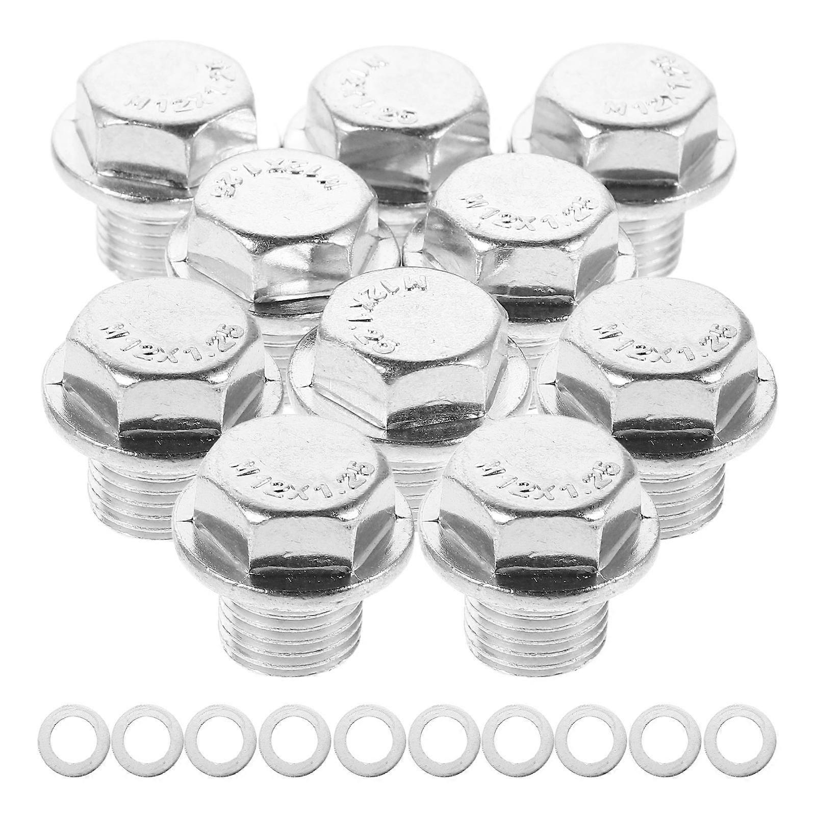 Car Use Oil Drain Plug Engine Oil Drain Plug for Maintenance 5Sets Durable