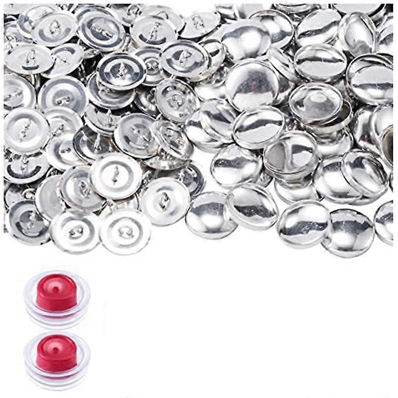 100 Sets 23mm Sewing Buttons Cover Kit