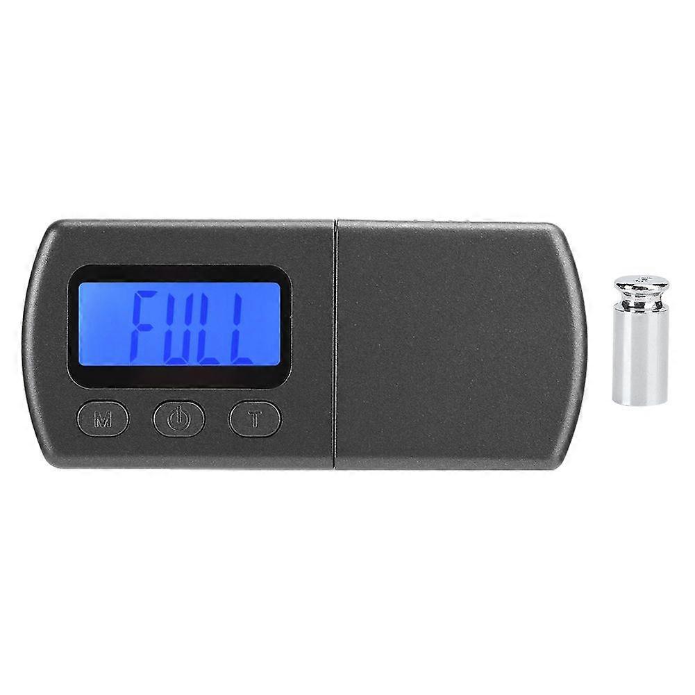 Compact Digital Turntable Stylus Force Scale Gauge with Calibration Weight LCD Display