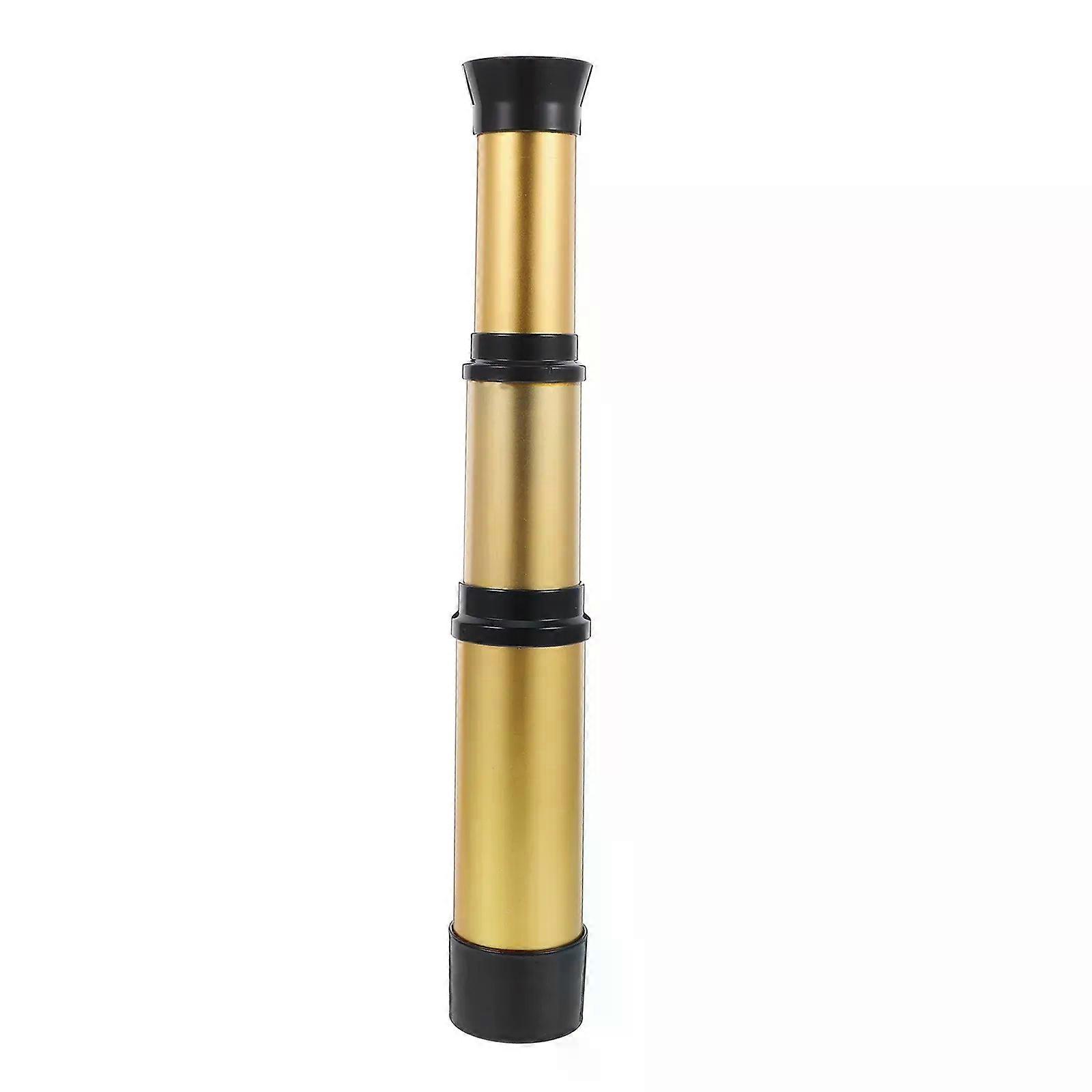 Children Telescope Students Single-Tube Telescope Retractable Telescope Science Experiment Toy Kids Telescope Toy Silver/Golden