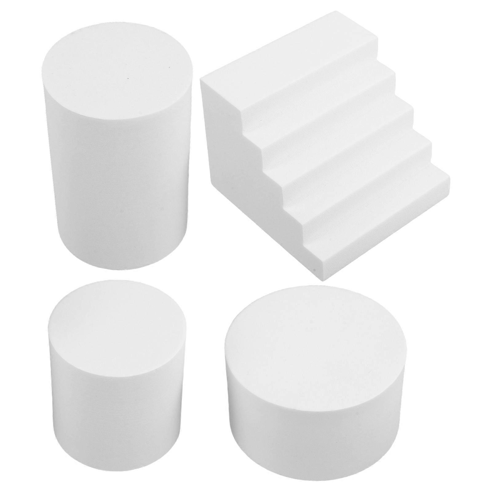 5Sets White Eva Foam Product Photography Props for Background Use