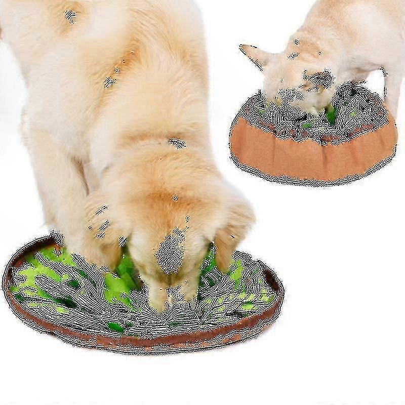 Doglemi Chien Snuffle Bowl Mat Pet Snuffling Nose Work Mat Iq Training Slow Eat Bowl