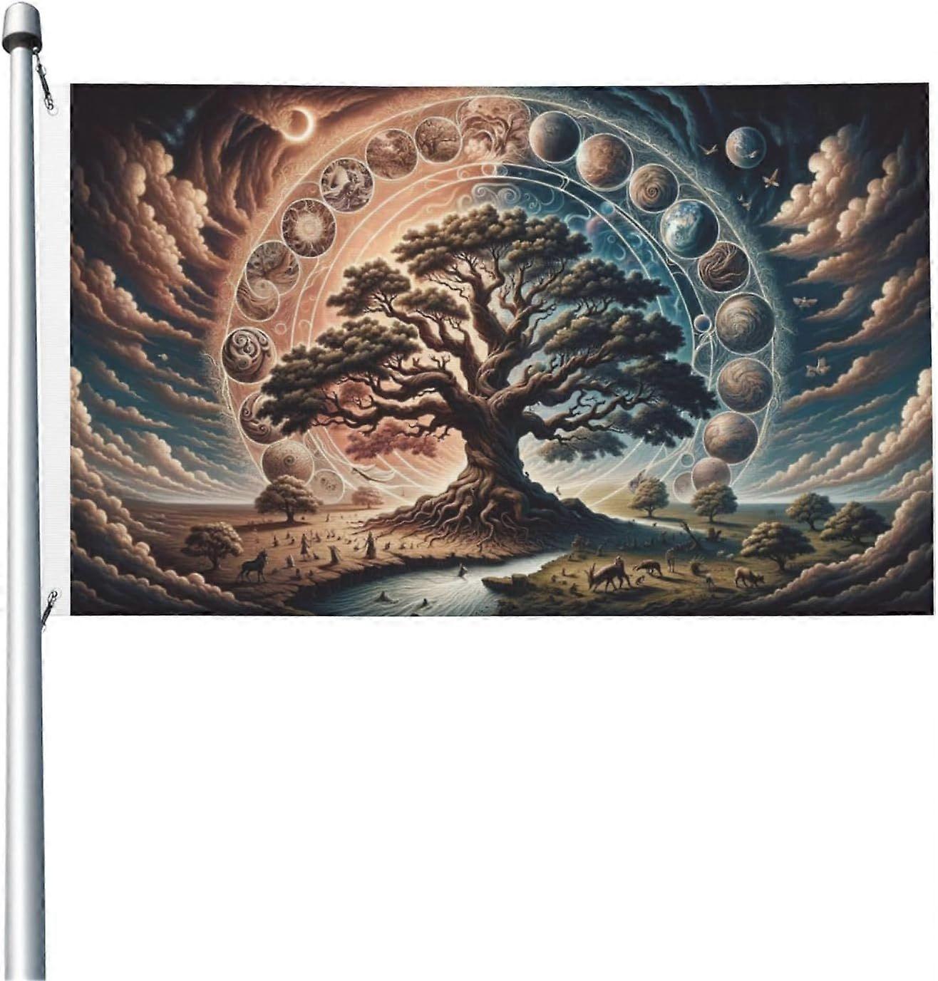 Baum des Lebens Erdflagge IW0547