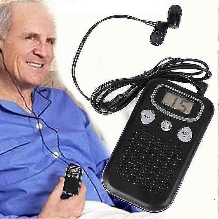 sound amplifier device for elderly hearing support