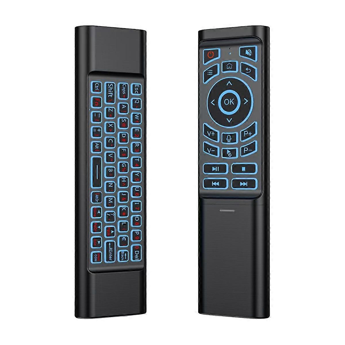 Remote Control Air Mouse 7 Color Backlit Mini Keyboard Dual Mode 2.4G Bluetooth Wireless Control for Smart TV Box PC