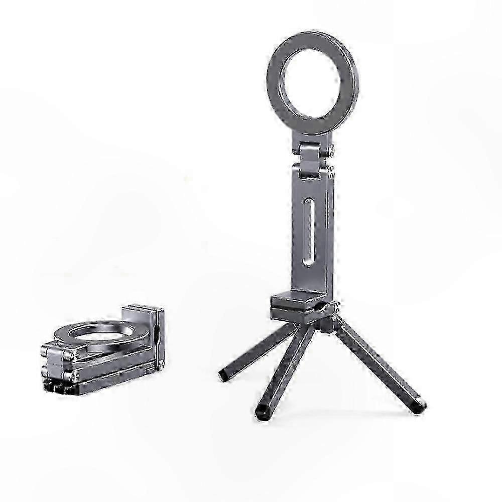 Adjustable Magnetic Phone Tripod Stand, Aluminum Portable Tripod for Smartphone Devices-Yvan
