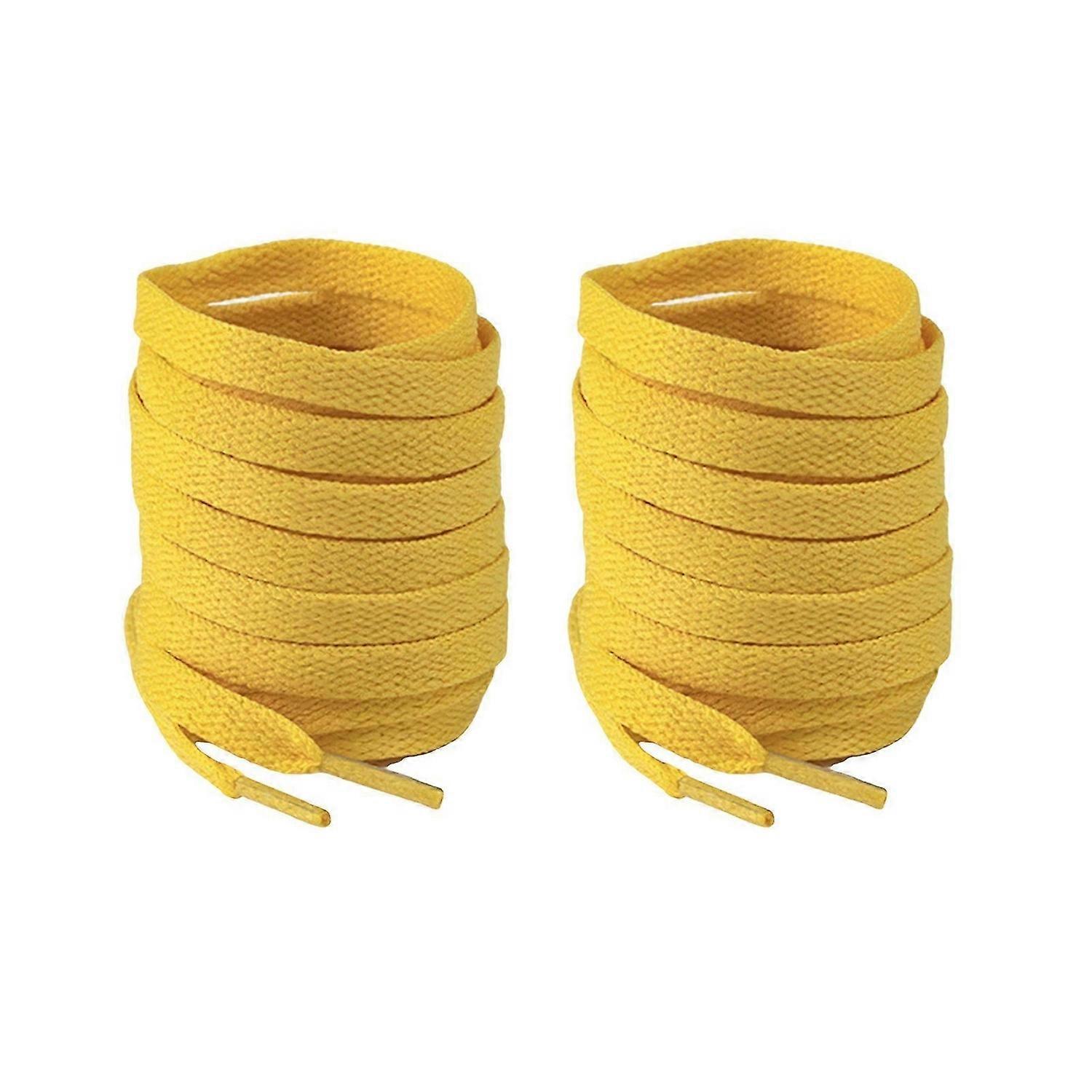 1 Pair Unisex Flat 8mm Width Shoelaces Multiple Colors Option Shoe Strings For Sneakers And Boot Shoe Laces Replacement