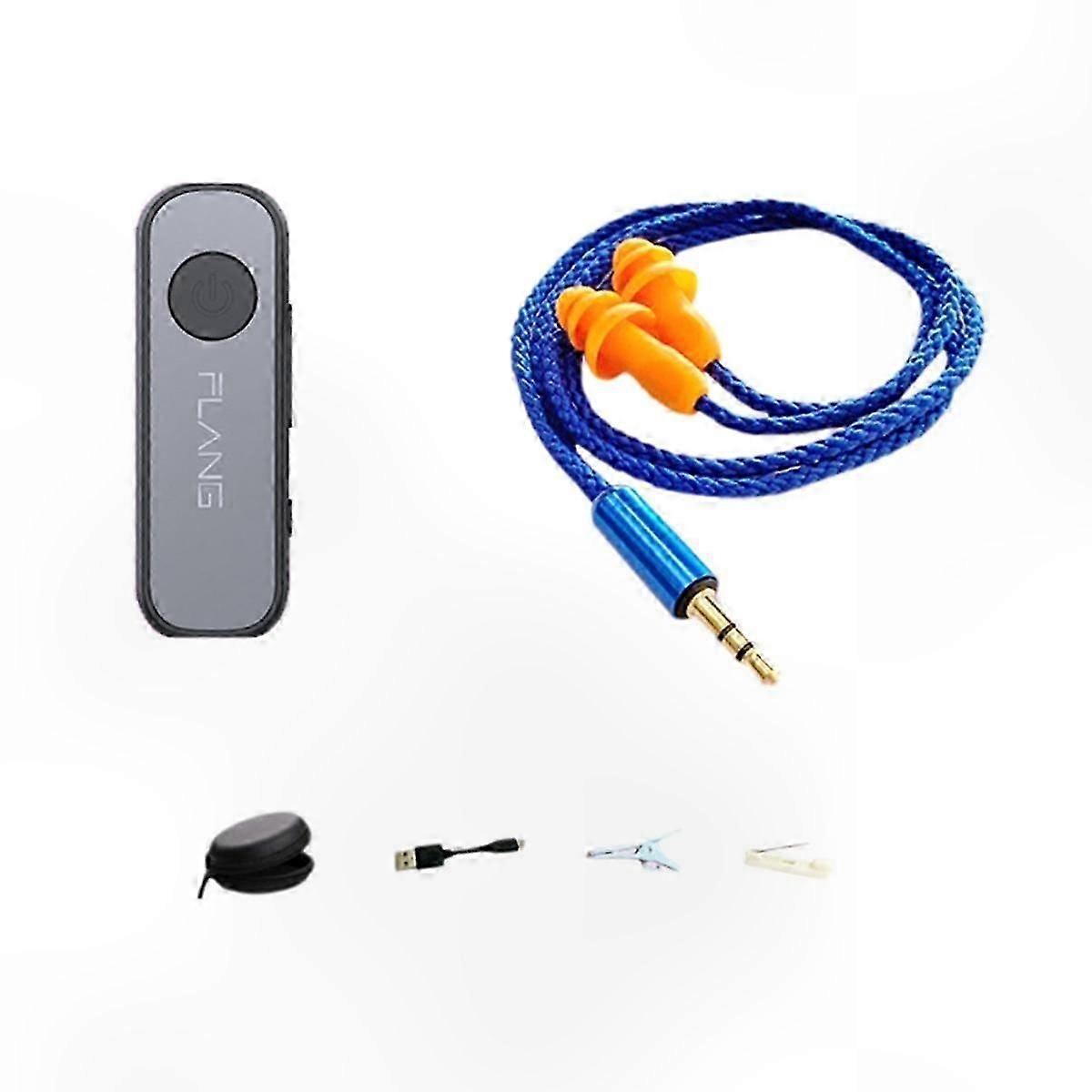 Wireless Bluetooth Ear Plugs with Receiver for Hearing Protection in Construction & Noisy Work Environments