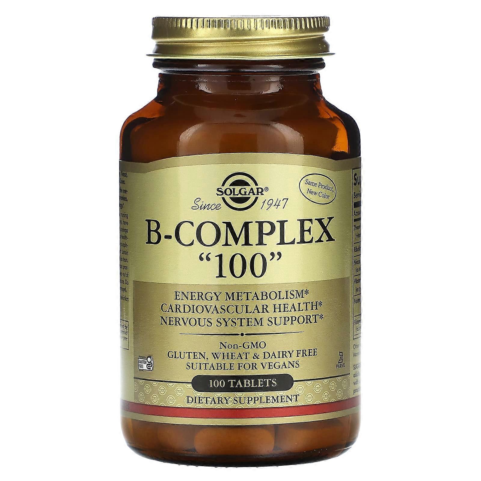 B-Complex "100", 100 Tablets