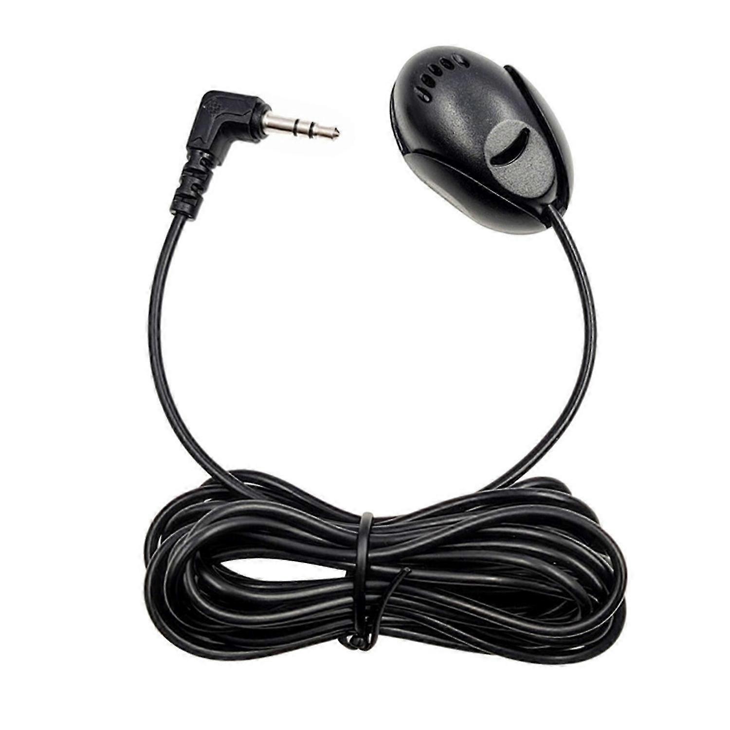 Mini 3.5mm Wired Paste Type External Microphone Car Audio Mic For Laptop DVD Radio Stereo Player Meeting Speaker