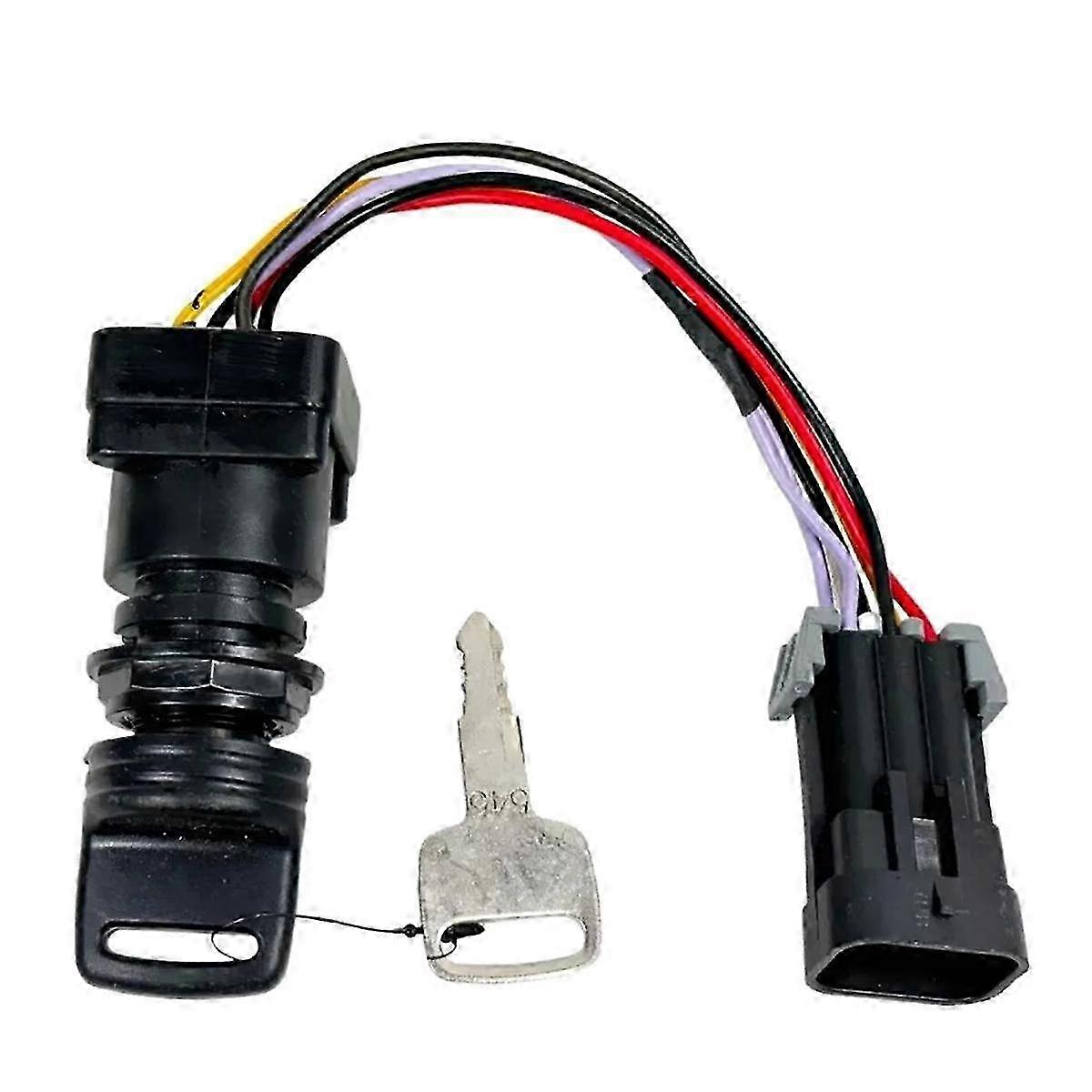 8M0133558 6 Pin Marine Ignition Key Switch for Mercury Outboard Top Control Box
