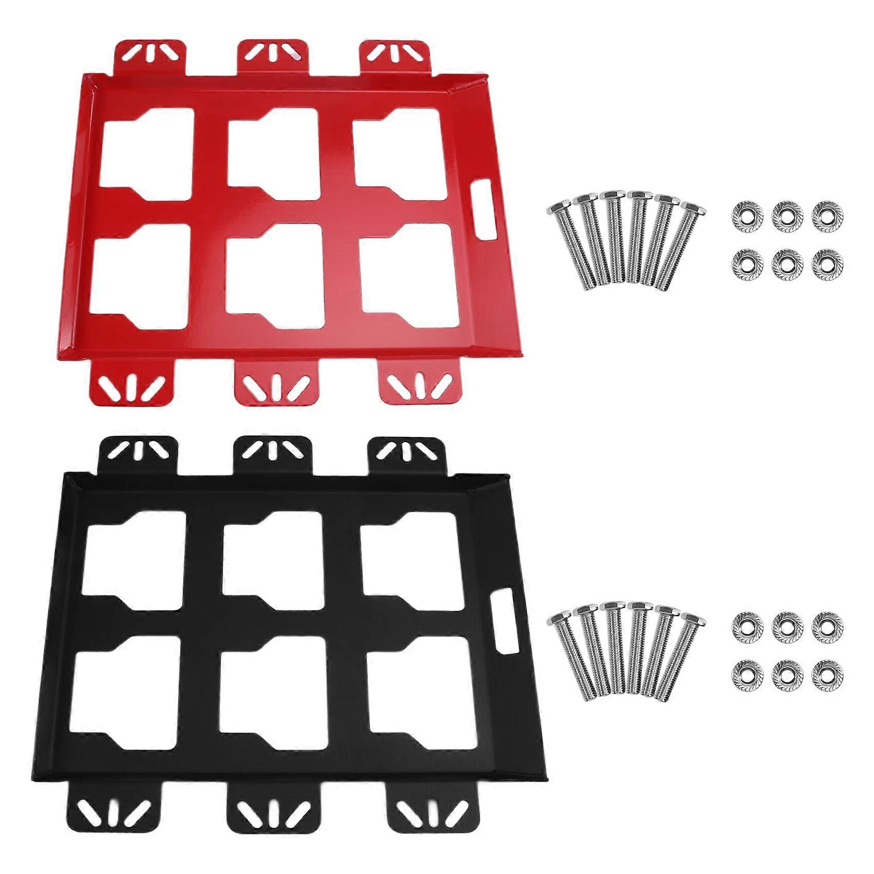 Tool Storage Rack Toolbox Holder Wall-Mounted Toolbox Rack for Tool Storage and Organization Systems Tool Red