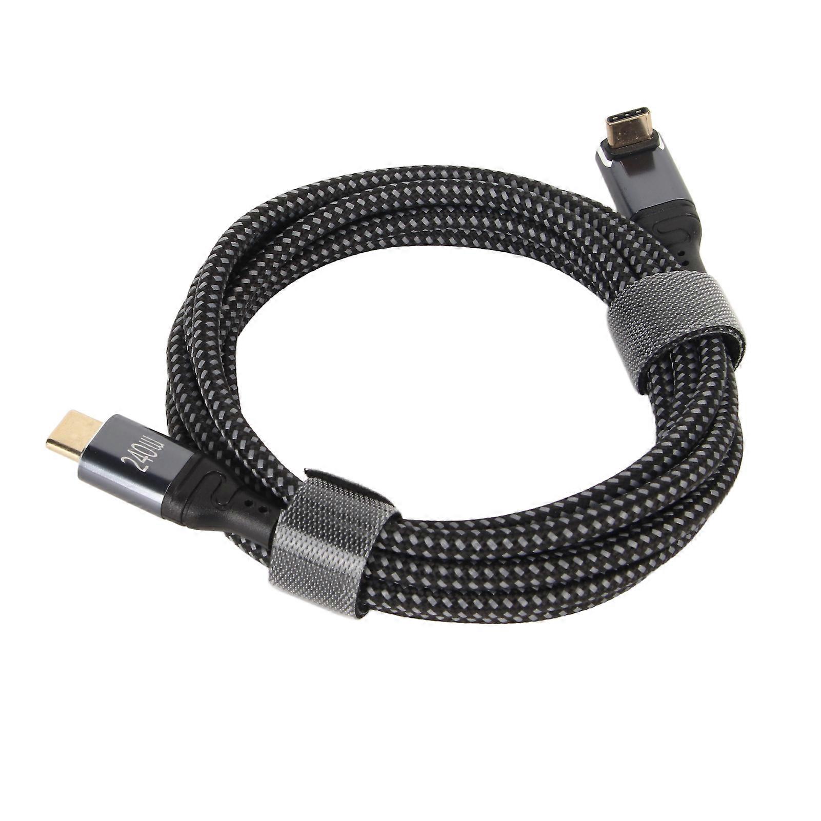 Type C to Type C Data Cable 240W PD3.1 Fast Charging Transfer for Mobile Tablet Laptop 200cm 