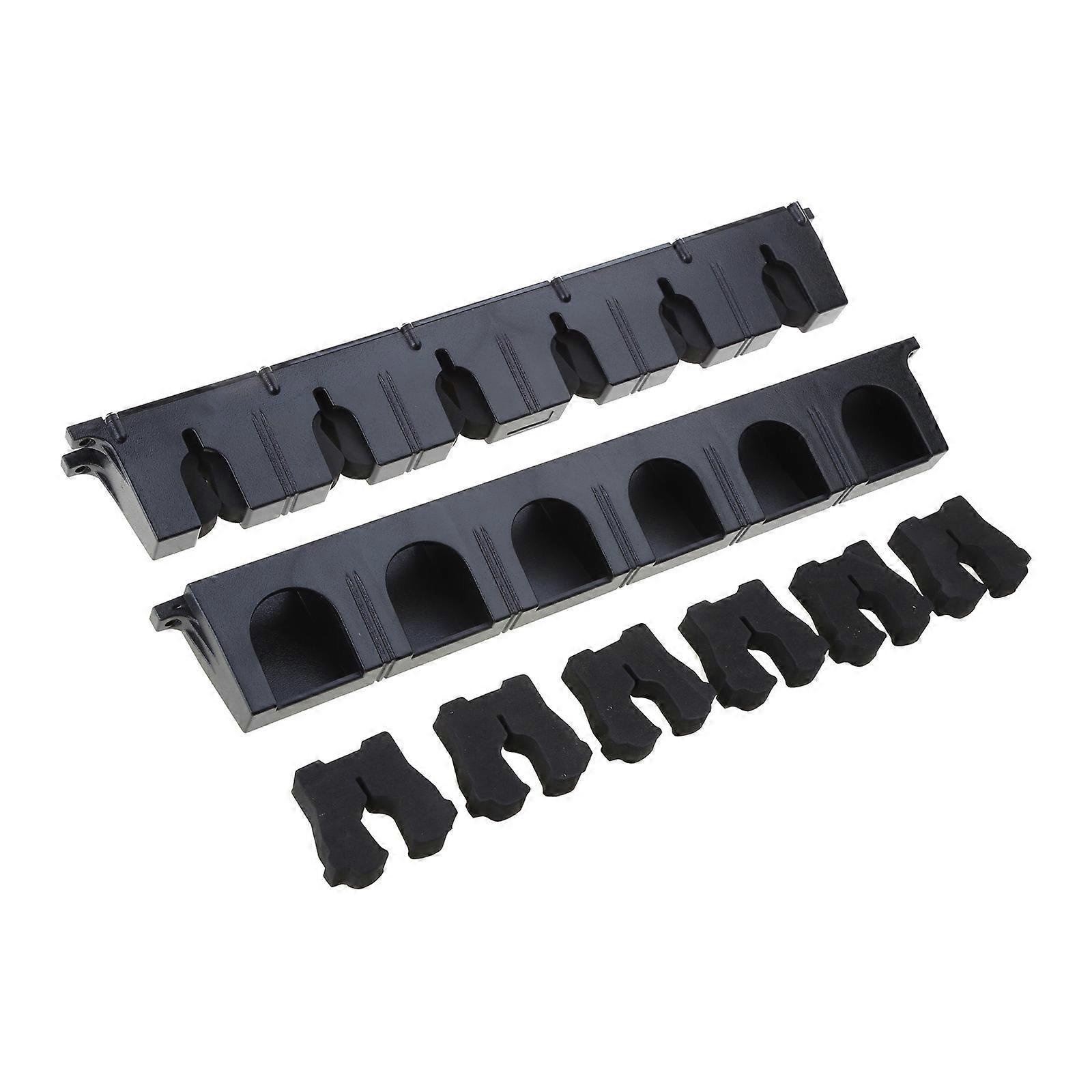 Wall-mounted ABS Fishing Rod Display Rack Fixed Base Support Collection Holder Multicolor