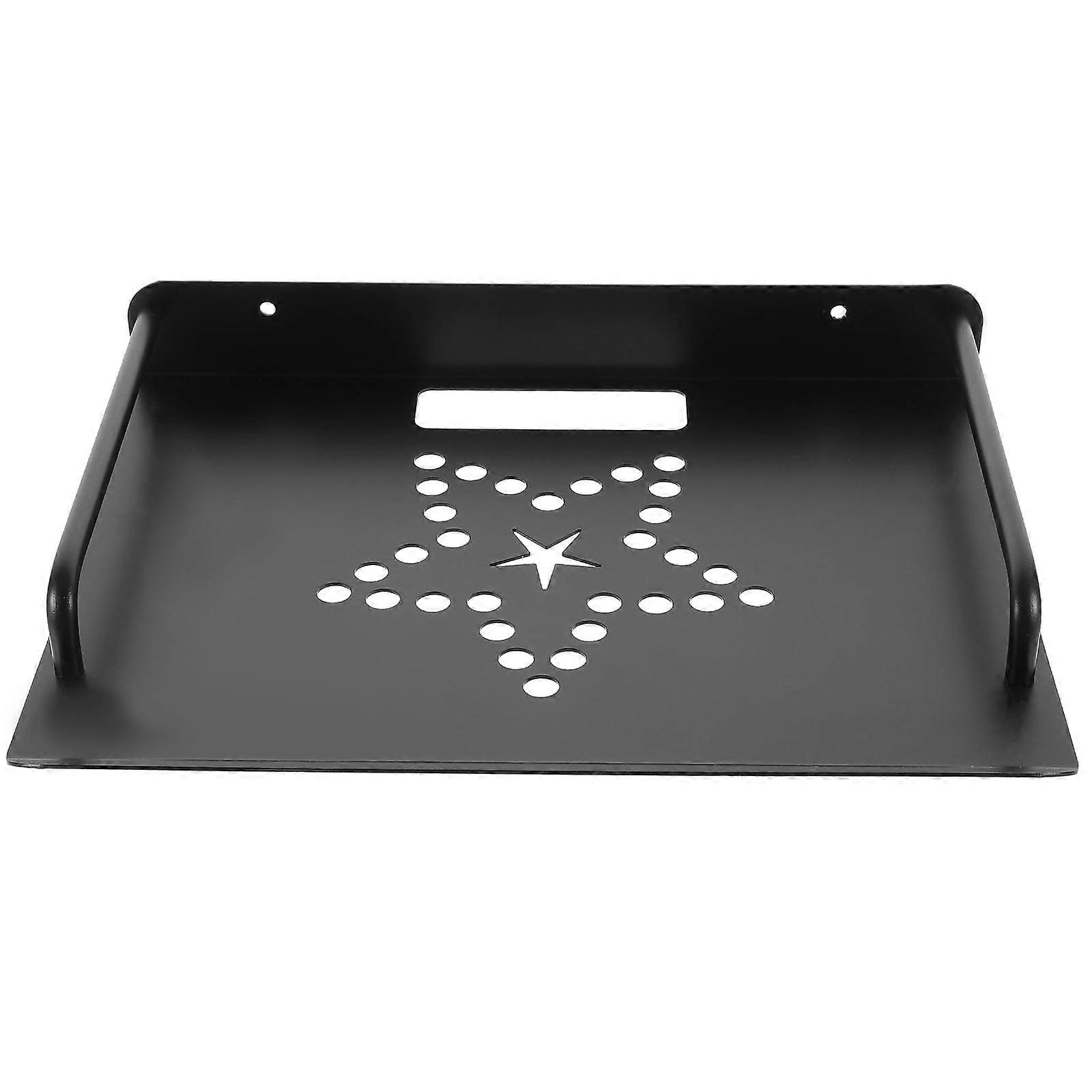 Mizh Wall Mounted Small Projector Shelf Metal Router Rack Floating Projector Shelf