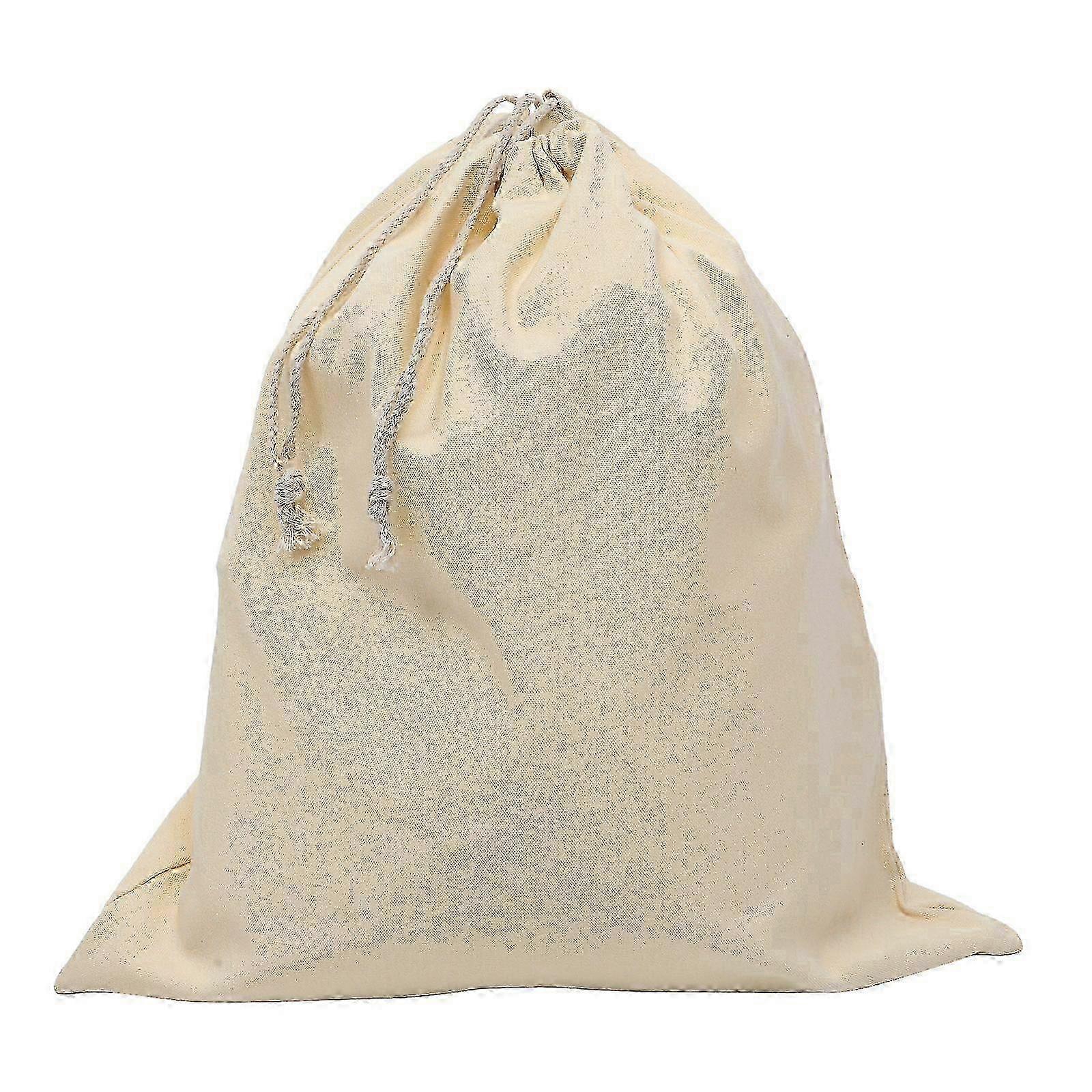 Large Laundry Bag with Drawstring - Canvas Dirty Clothes Organizer for Hotels