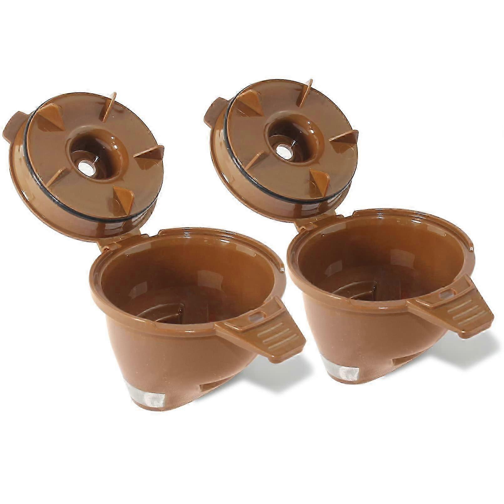 \u200b2-Pack Single-Serve Coffee Brew Baskets  Universal Fit for Drip Machines
