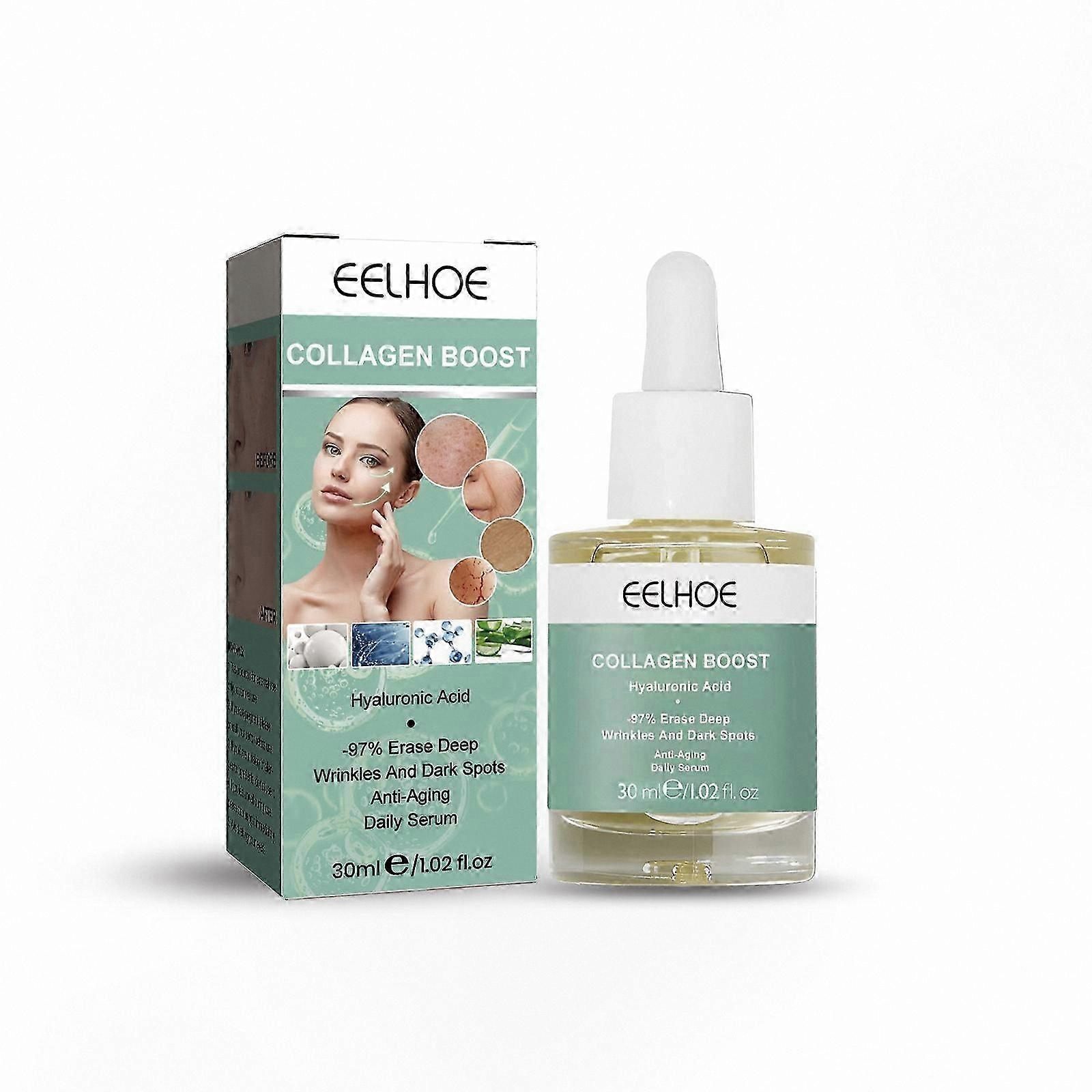 Dual-Pack Peptide-Infused Collagen Serum for All Skin Types, Anti-Wrinkle Revitalizing Solution